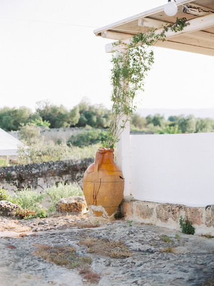 Moon and stars fall wedding Italian-style in Puglia