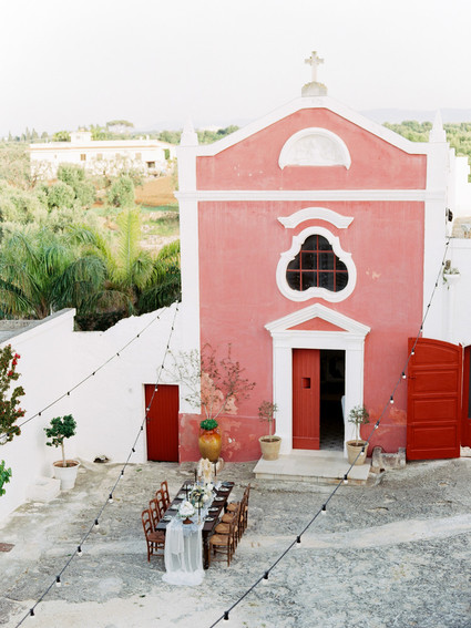 Moon and stars fall wedding Italian-style in Puglia