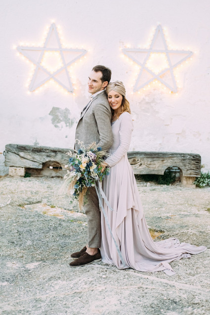 Moon and stars fall wedding Italian-style in Puglia