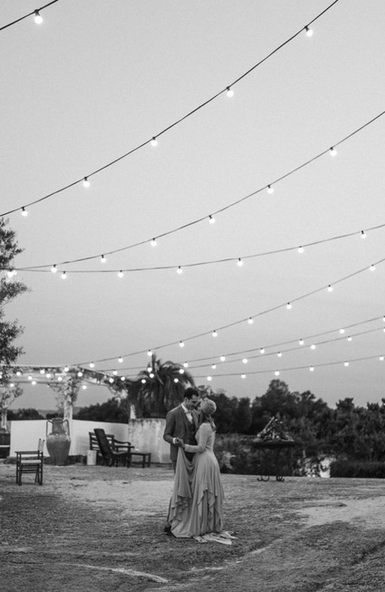 Moon and stars fall wedding Italian-style in Puglia