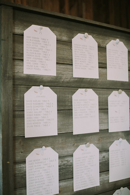 Escort card Inspiration