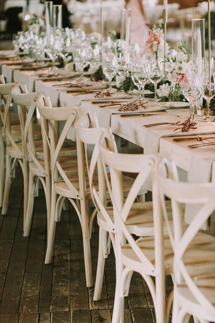 Rustic outdoor ceremony