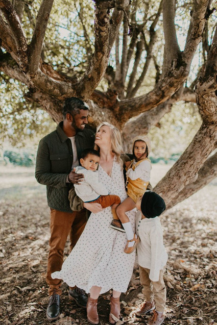 Fall family photos at Kruger Farms on Sauvie's Island