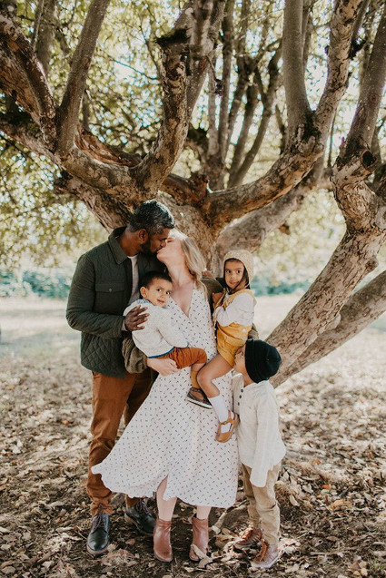 Fall family photos at Kruger Farms on Sauvie's Island