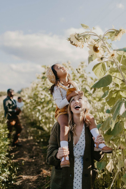 Fall family photos at Kruger Farms on Sauvie's Island