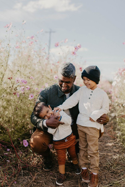 Fall family photos at Kruger Farms on Sauvie's Island