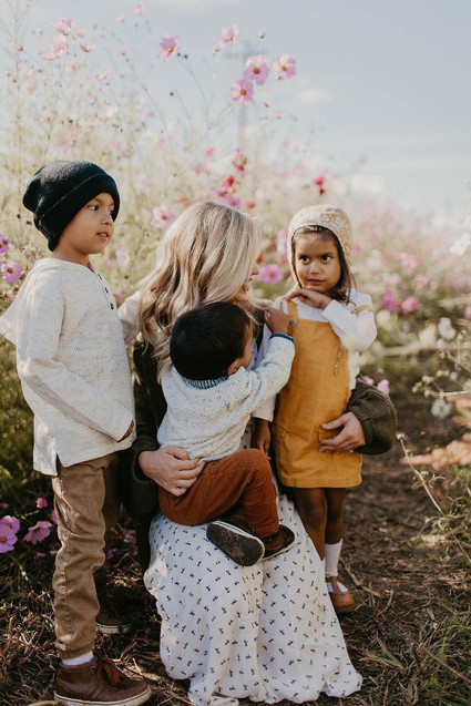 Fall family photos at Kruger Farms on Sauvie's Island