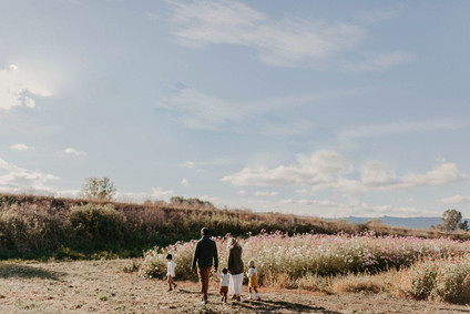 Fall family photos at Kruger Farms on Sauvie's Island
