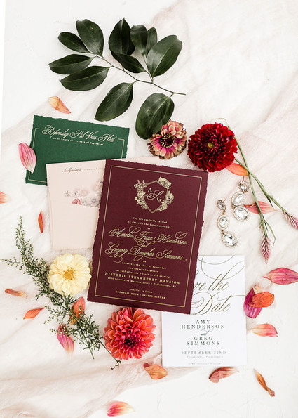 Jewel tone floral explosion at historic Strawberry Mansion in Philadelphia