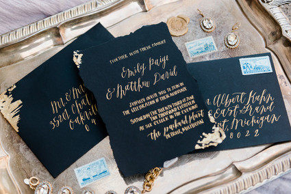 Packard Plant in Detroit wedding editorial