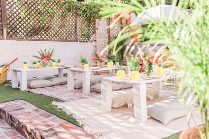 Modern Moana 5th birthday party