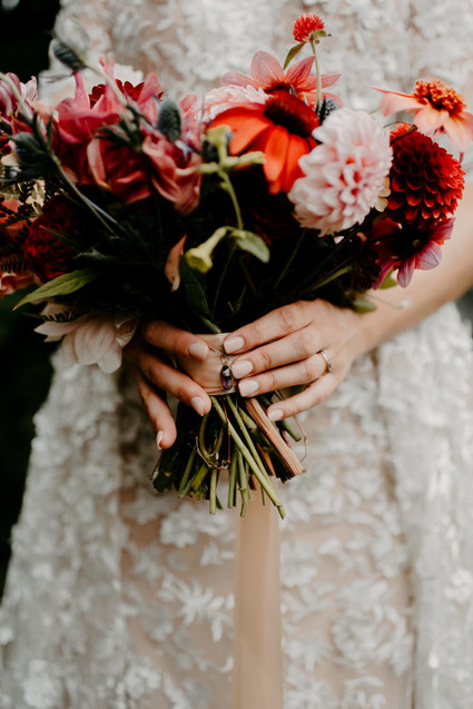 A print maker's thoughtful DIY fall wedding ... with kilts! Inspiration