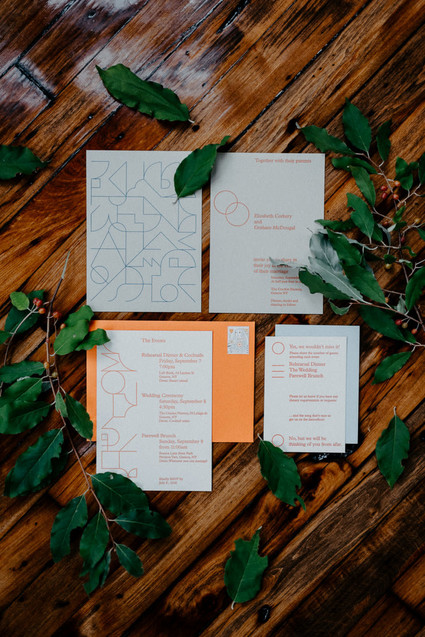 A print maker's thoughtful DIY fall wedding ... with kilts! Inspiration