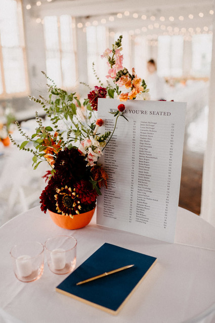 A print maker's thoughtful DIY fall wedding ... with kilts! Inspiration