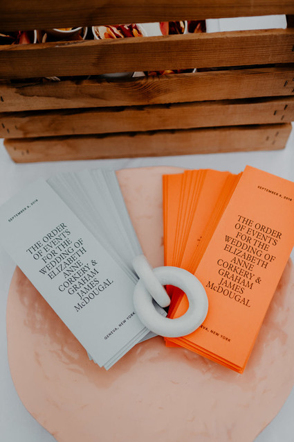 A print maker's thoughtful DIY fall wedding ... with kilts! Inspiration