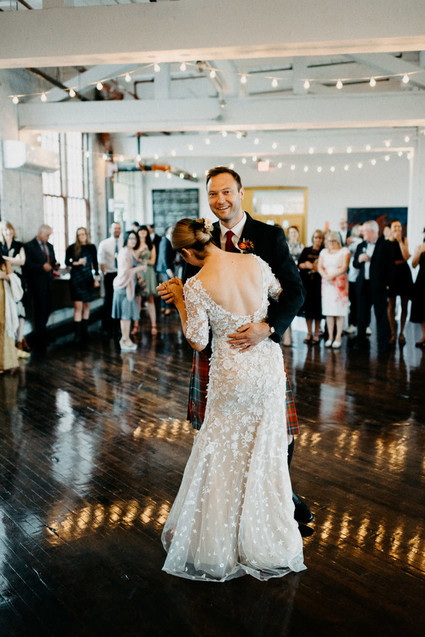 A print maker's thoughtful DIY fall wedding ... with kilts!