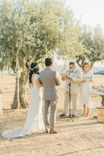 Intimate vow renewal with the couple's children in Portugal