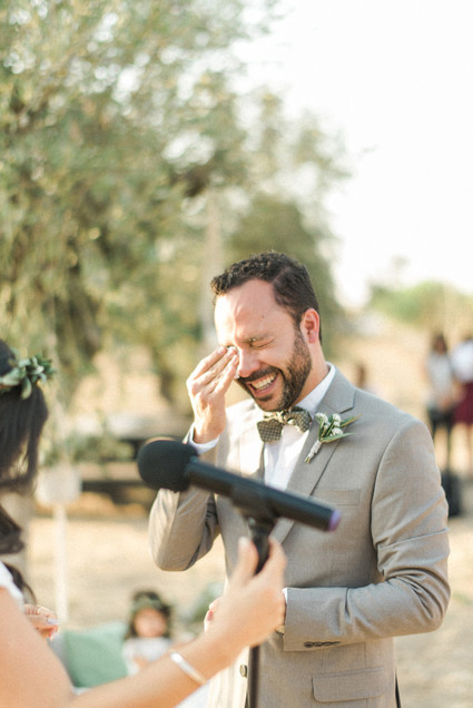 Intimate vow renewal with the couple's children in Portugal