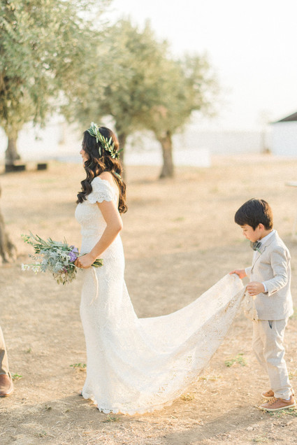 Intimate vow renewal with the couple's children in Portugal Inspiration
