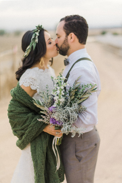 Intimate vow renewal with the couple's children in Portugal Inspiration