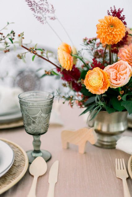 Summer to fall floral baby shower