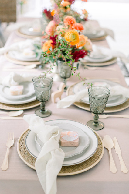 Summer to fall floral baby shower