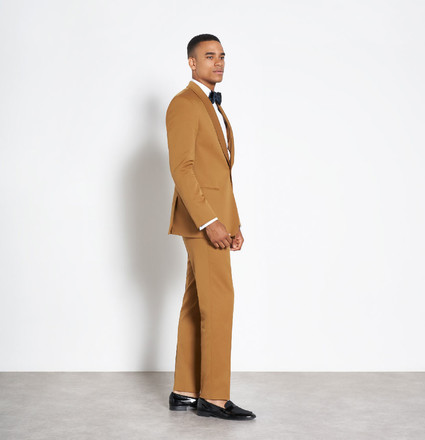 Mustard mens suit