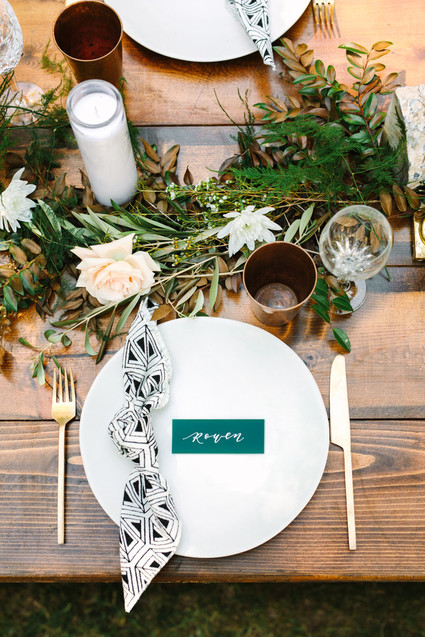 Project Darling: A woodsy enchanted emerald green wedding in Julian with an amazing story Inspiration