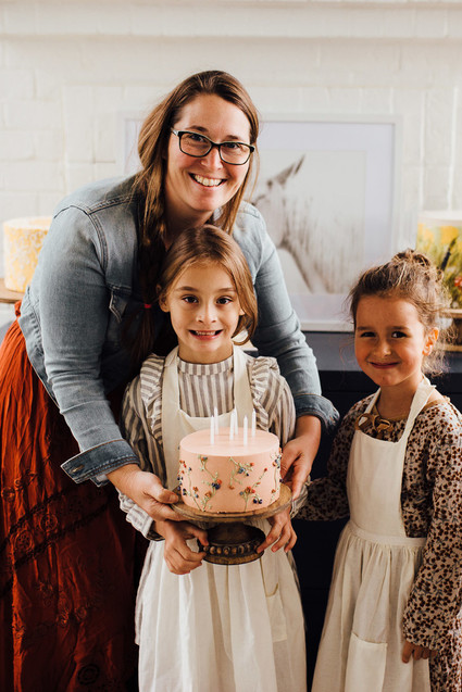 Modern prairie girl birthday party