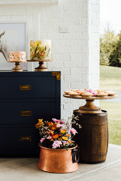 Modern prairie girl birthday party