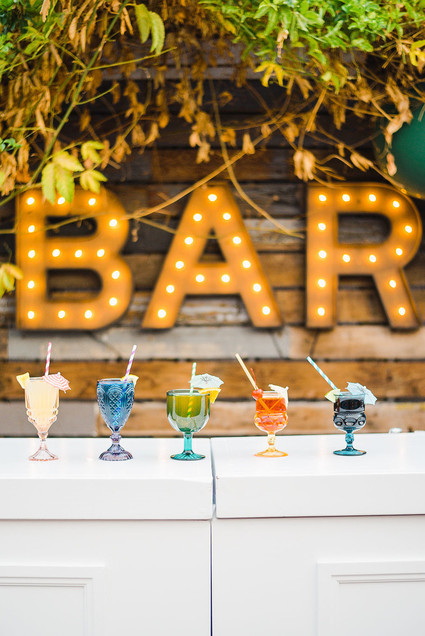 Ultra colorful modern Bat Mitzvah