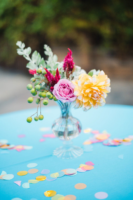 Ultra colorful modern Bat Mitzvah Inspiration
