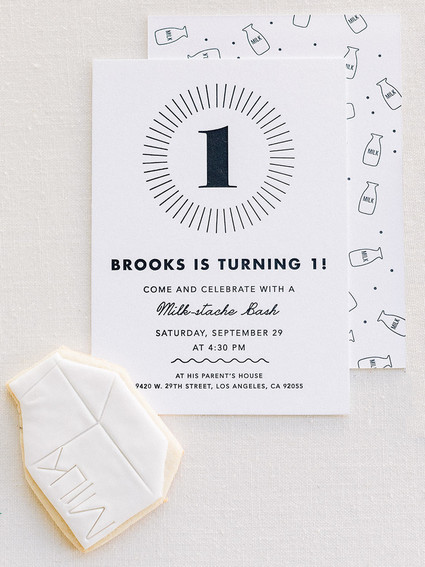 1st birthday party invites