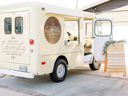1st birthday party Carmella ice cream truck Inspiration