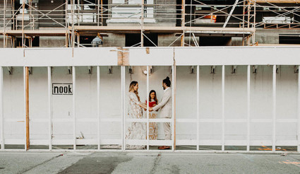 Indie boho city wedding at The Sandbox in San Diego