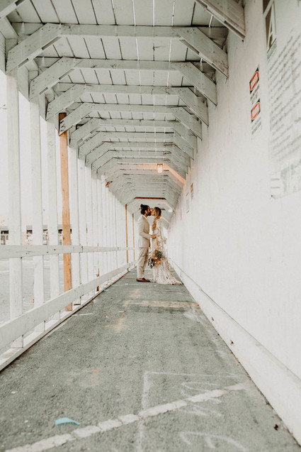 Indie boho city wedding at The Sandbox in San Diego