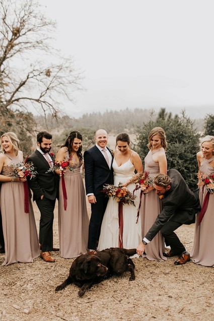 The most perfect fall wedding in apple country at Sacred Mountain in Julian, CA
