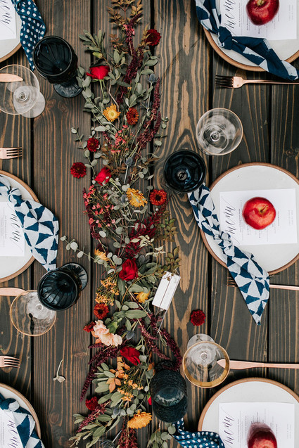 The most perfect fall wedding in apple country at Sacred Mountain in Julian, CA