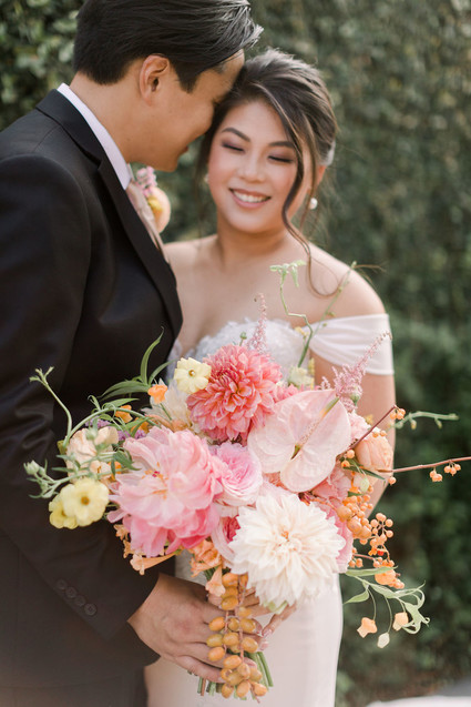 Modern foodie wedding at the Fig House