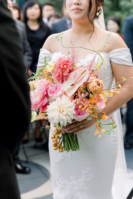 Modern foodie wedding at the Fig House