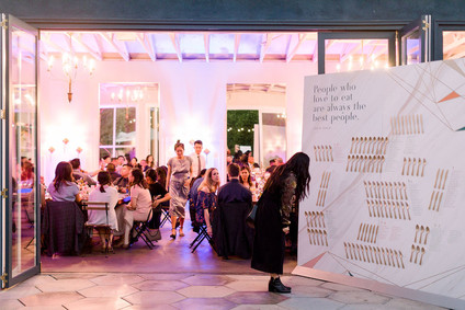 Modern foodie wedding at the Fig House