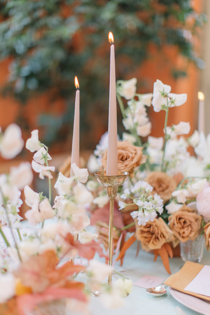 Modern stylish fairytale wedding in a dramatic English garden