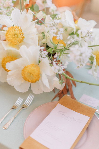 Modern stylish fairytale wedding in a dramatic English garden