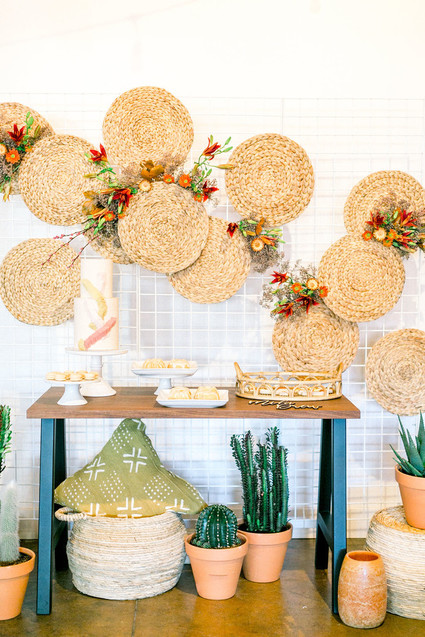 A rainbow Friendsgiving-inspired baby shower