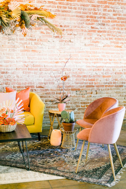 A rainbow Friendsgiving-inspired baby shower Inspiration