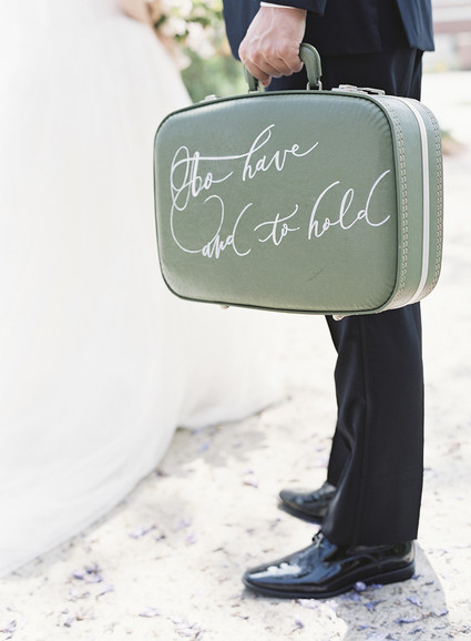 Emerald and pink travel inspired wedding at the USC University Club