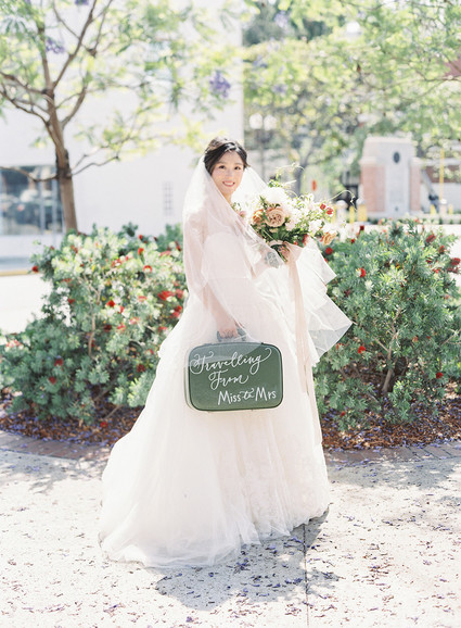 Travel inspired wedding