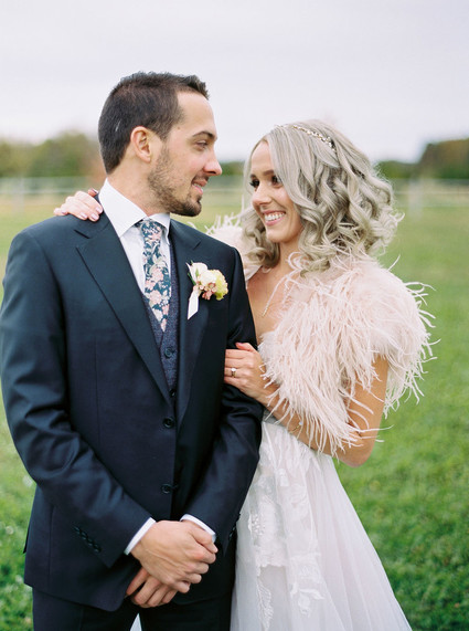 Amazing winter wedding fashion and bridal party style