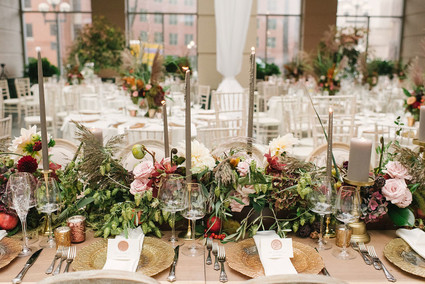 Ultra elegant, festive wedding at The Wintergarden in Rochester, NY
