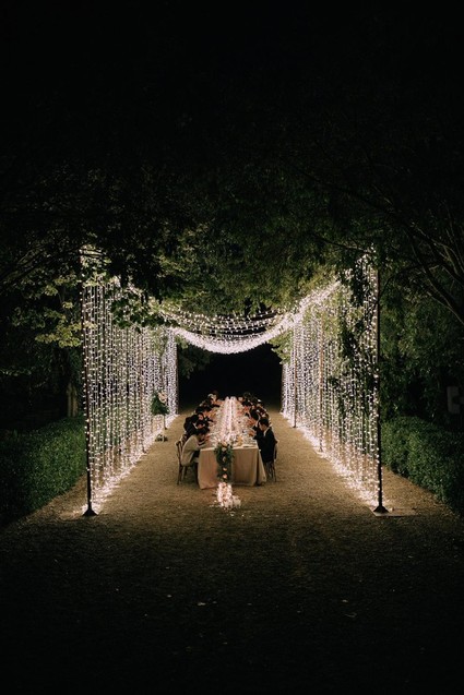 A moody dream garden wedding for a fashion forward couple at Palacio Villahermosa in Spain